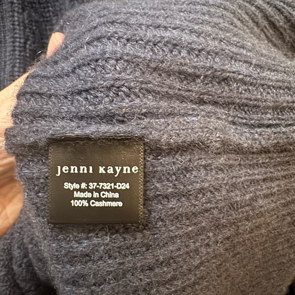 Jenni Kayne Heather Navy Cashmere Cardigan - Picture 3 of 3